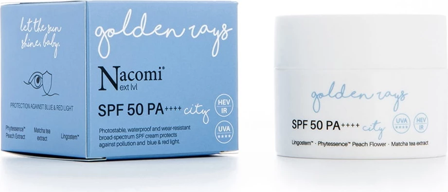 Krem fytyre me SPF50 për femra Nacomi Next Level Urban Waterproof Face Cream City, 50ml