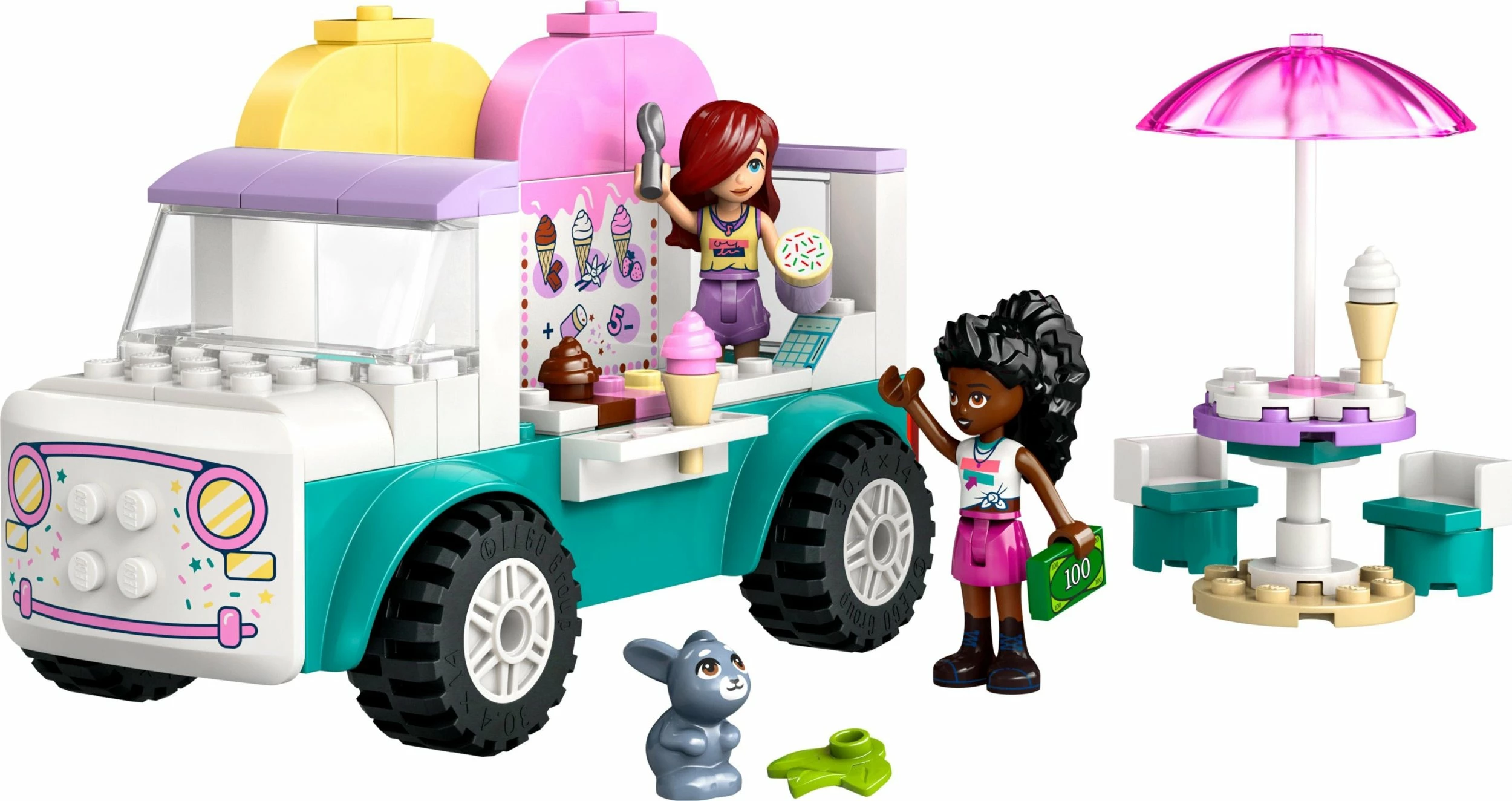 Set LEGO Friends 42644 Furgon akulloreje Heartlake City 92 copë, 4+