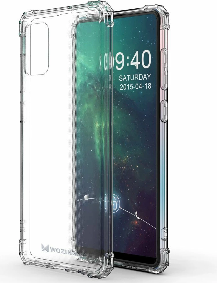 Mbështjellës Wozinsky Anti Shock për Samsung Galaxy A72, transparent