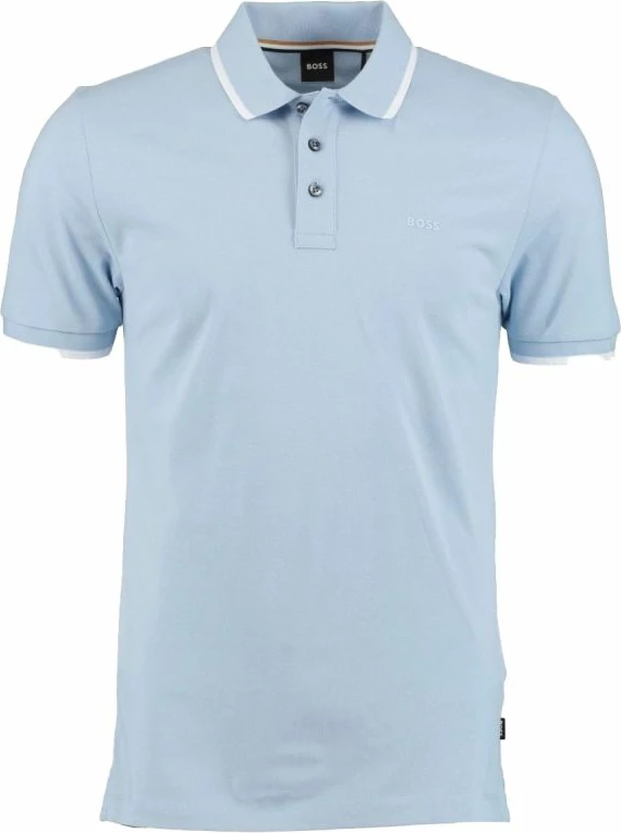 Maicë polo Boss për meshkuj, e kaltër
