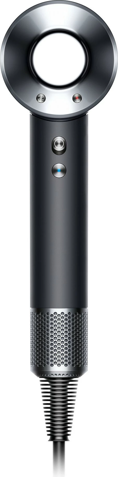 Tharëse flokësh Dyson Supersonic, 1600W, 4 nivele nxehtësie, 3 shpejtësi, koncentrator & difuzer, e zezë/nickel