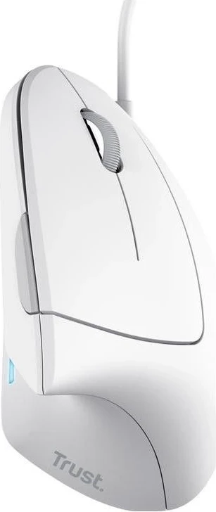 Maus vertikal Trust Verto, me kabëll, bardhë