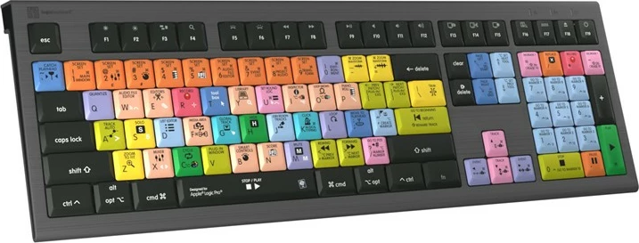 Tastierë LogicKeyboard Astra 2 UK për Mac, Logic Pro X2, shumëngjyrëshe