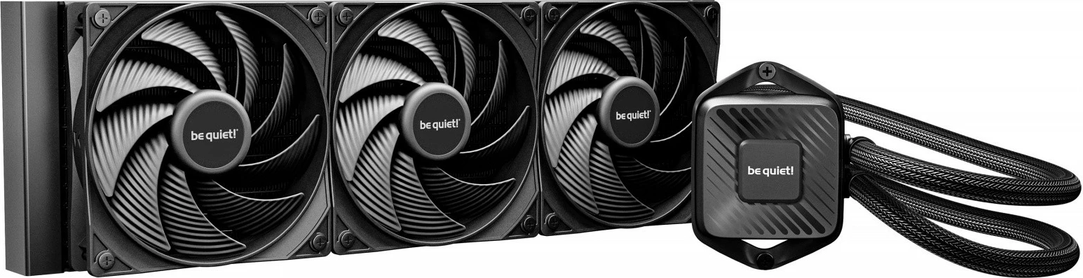 Ftohës uji për procesor be quiet! Pure Loop 3 360mm, 3 ventilatorë, i zi