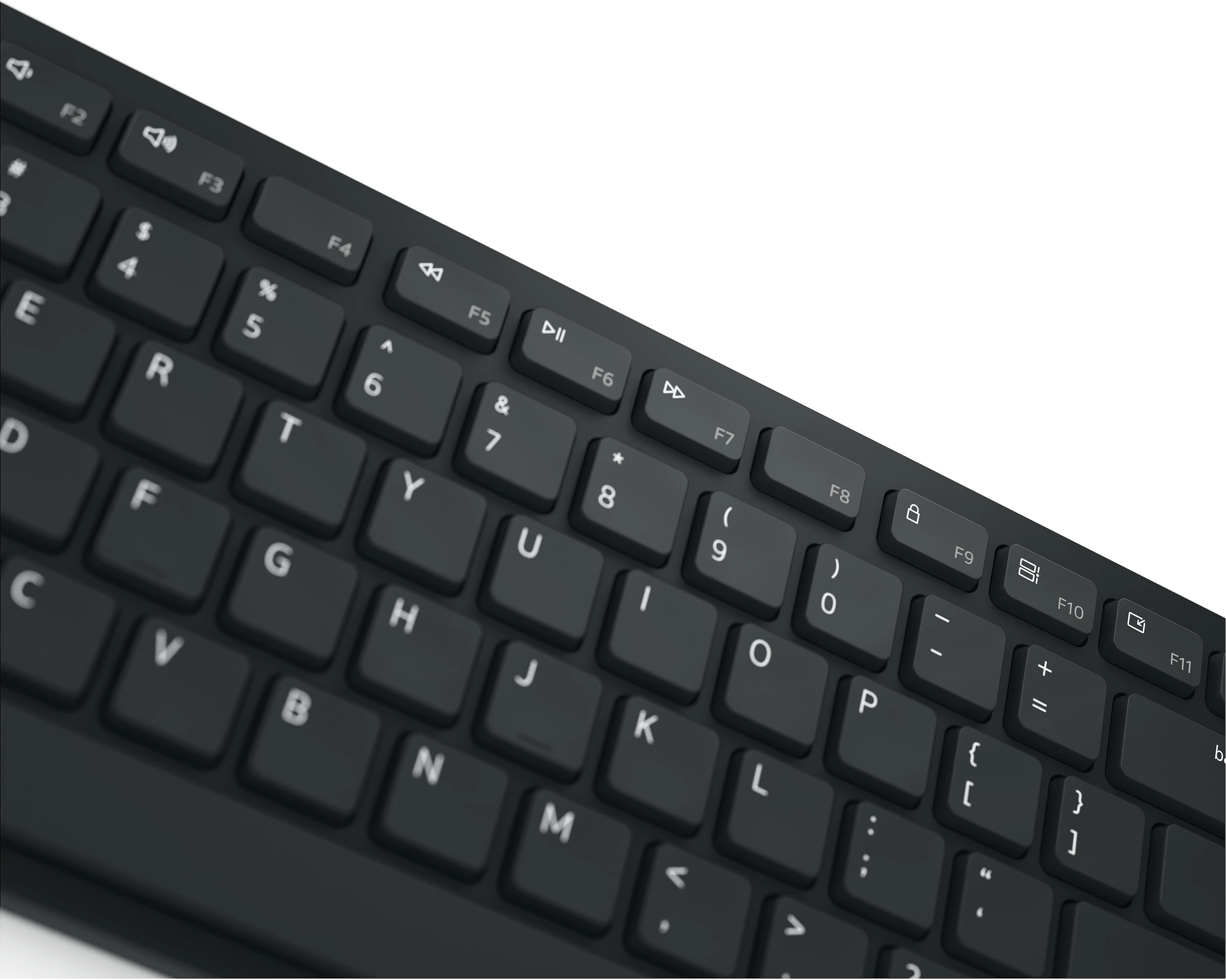 Tastierë dhe maus DELL KM5221W, Full-size (100%), Wireless, RF Wireless, QWERTZ, E zezë