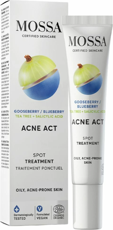 Trajtim për njolla MOSSA me Gooseberry dhe Blueberry 15ml
