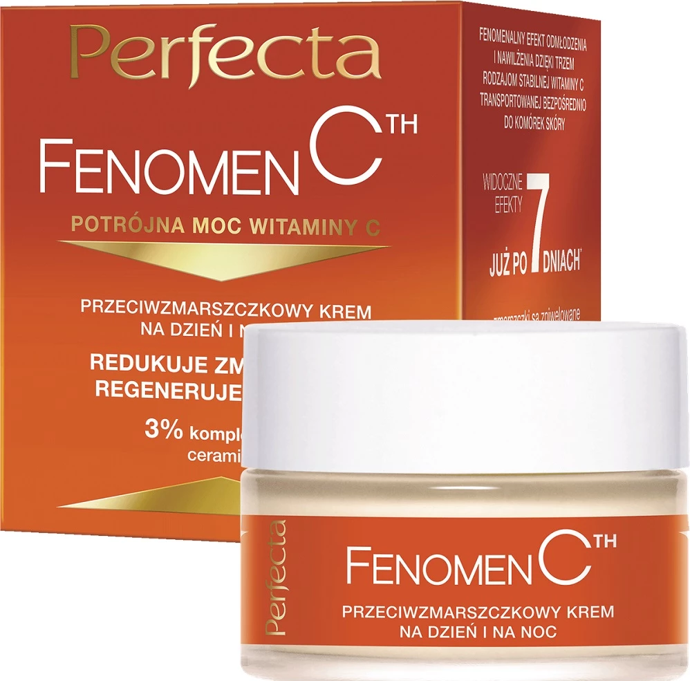 Krem fytyre anti-rrudhë për femra Perfecta Fenomen C, 50ml