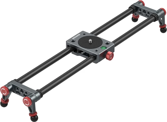 Slider për kamerë Neewer CS1M 40 cm karbon fibër, me kokë sferike mini dhe mbajtës telefoni