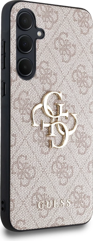 Mbështjellës Guess 4G Big Metal Logo për Samsung Galaxy A35, Rozë