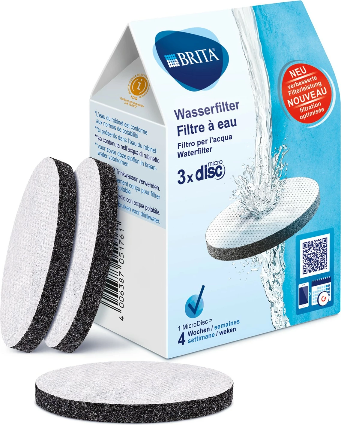Disk filtrues uji Brita 3 copë