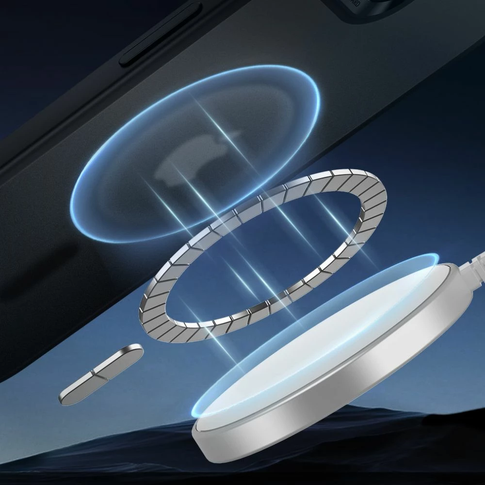 Mbështjellës ESR Classic Hybrid HaloLock për iPhone 16e, MagSafe, zi