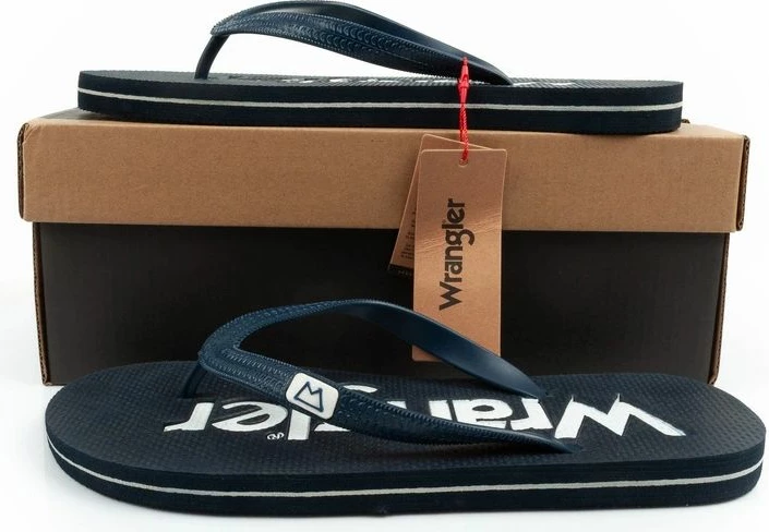 Papuqe meshkuj Wrangler Cole Flipflop, të kaltërta [Madhësia: 46]