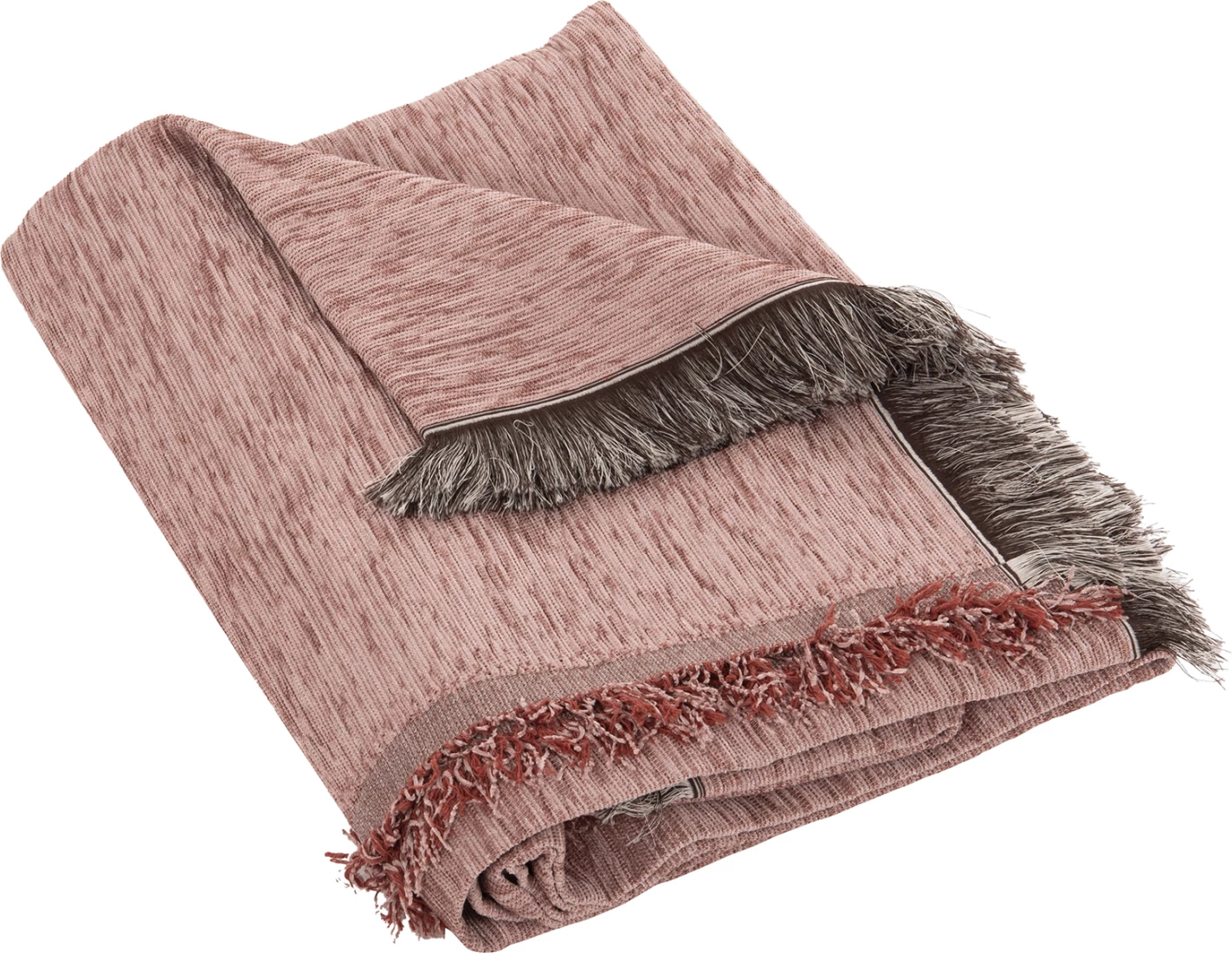 Mbulesë divani me thekë DREAMTOPIA FH12164.11 ngjyrë rozë e zbehtë 178x178cm