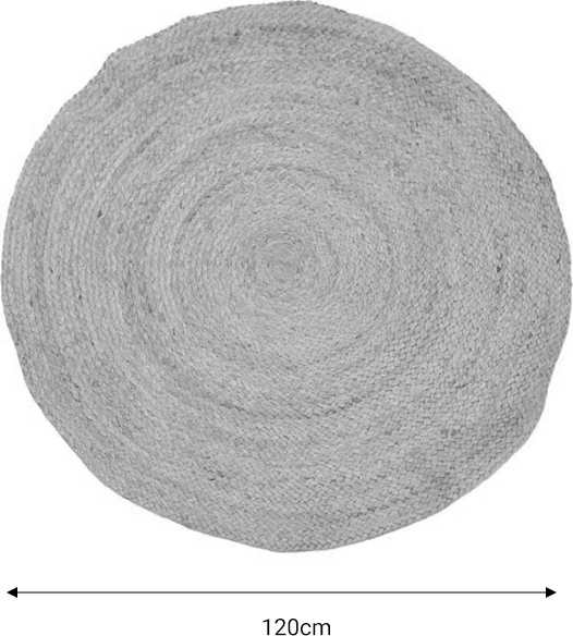 Qilim Solon Inart prej jute natyrale 120x120x1cm