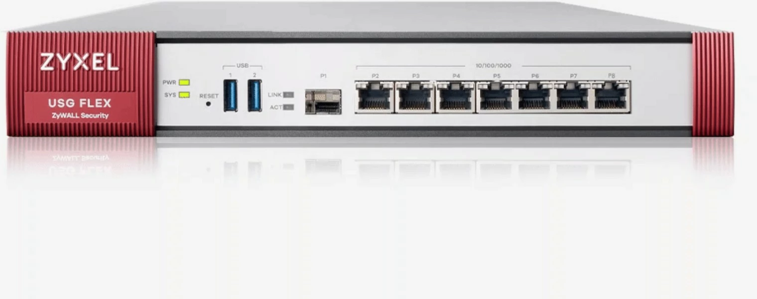 Firewall Zyxel USG Flex 200, 1.8 Gbit/s, 100 Gbit/s, 60 transactions/sec