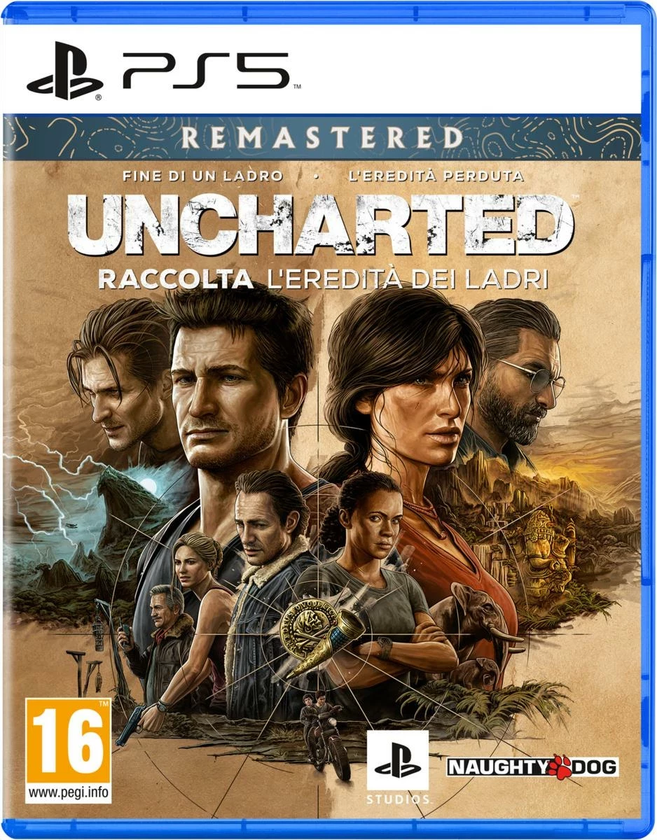 Videolojë për PS5 Uncharted: Raccolta L'Eredita e Ladri