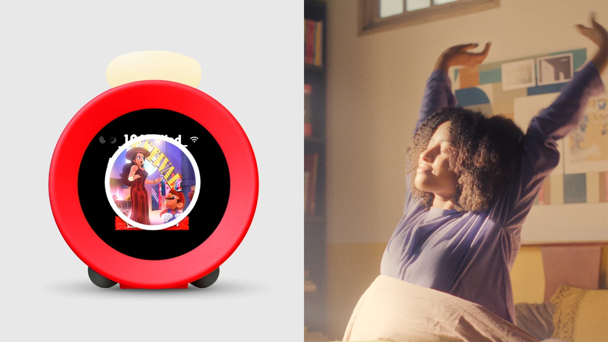 Orë alarmi Nintendo Alarmo, e kuqe