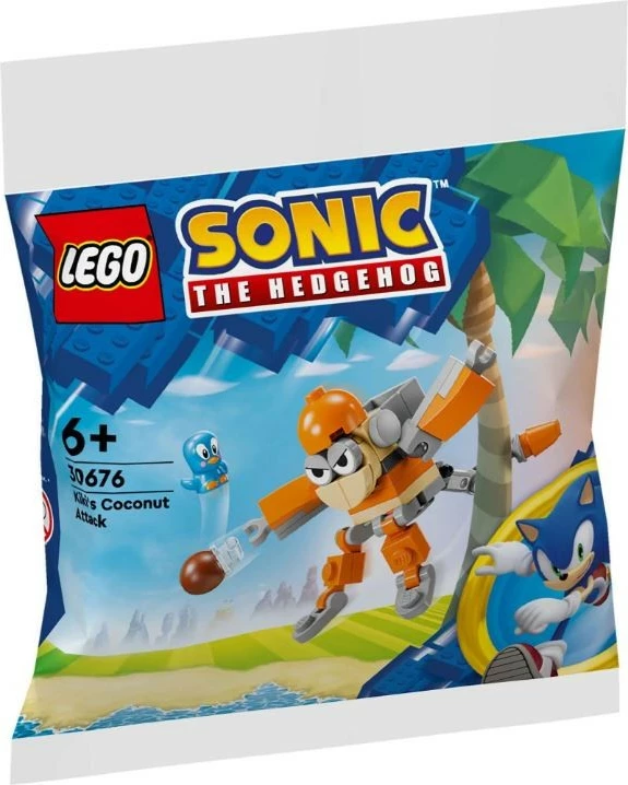 Set lodrash LEGO Sonic the Hedgehog 30676 Kiki and Coconut Attack, 42 pjesë