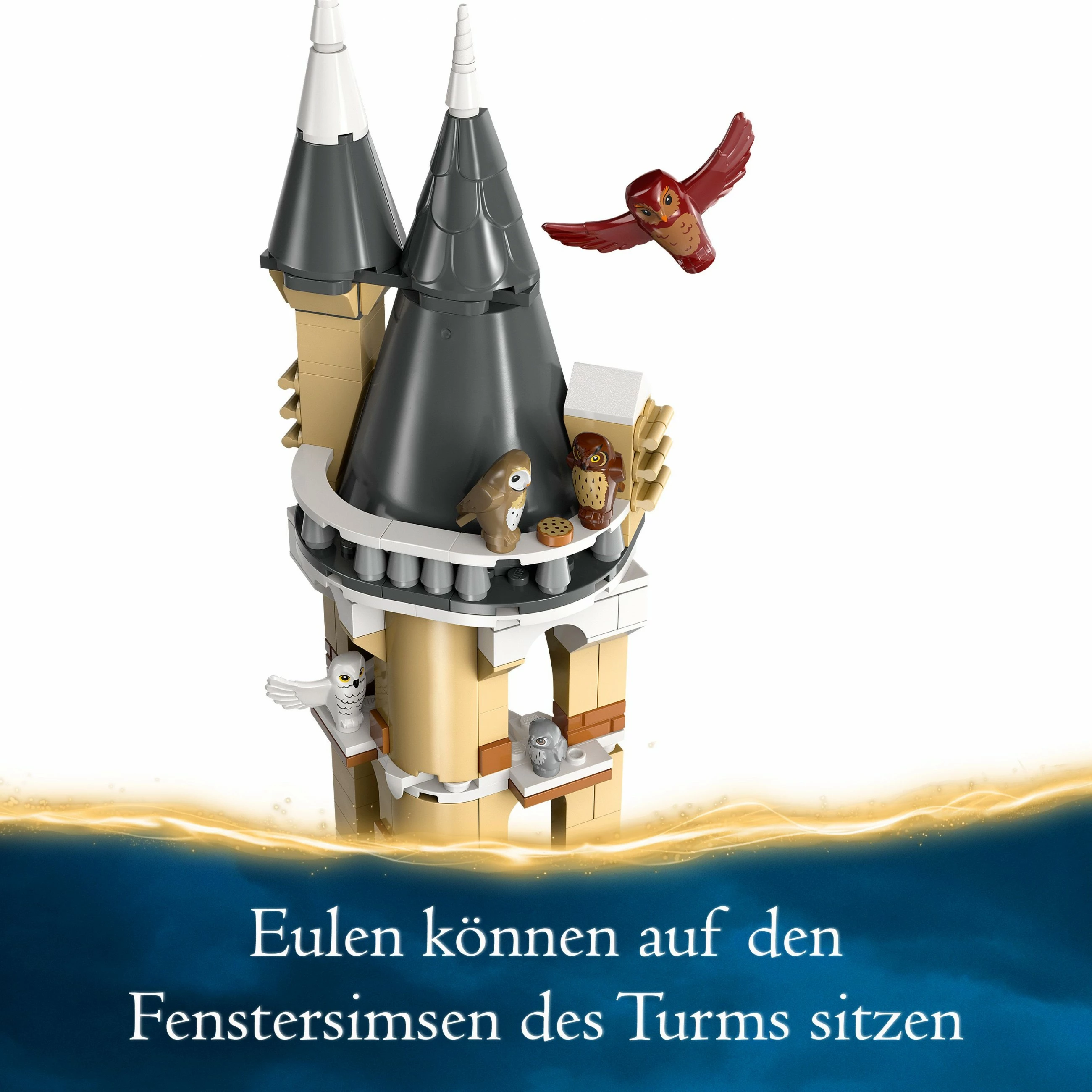 Set ndërtimi LEGO Harry Potter Hogwarts Castle Owlery 364 pjesë, multikolor