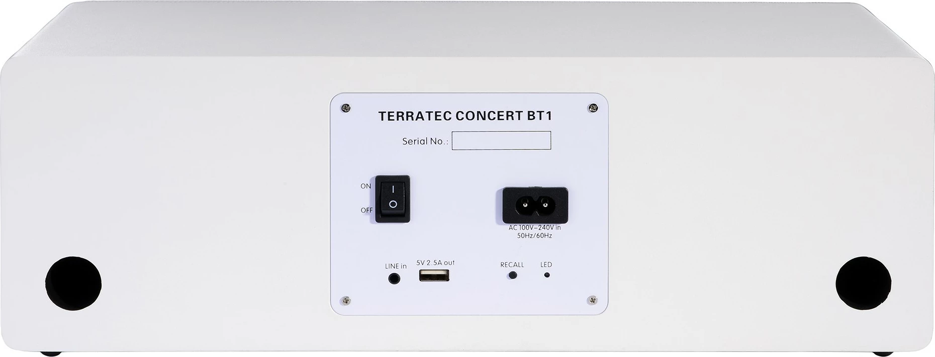 Boks stereo portabël TerraTec Concert W1, 2.0 kanale, 20W, wireless, i bardhë