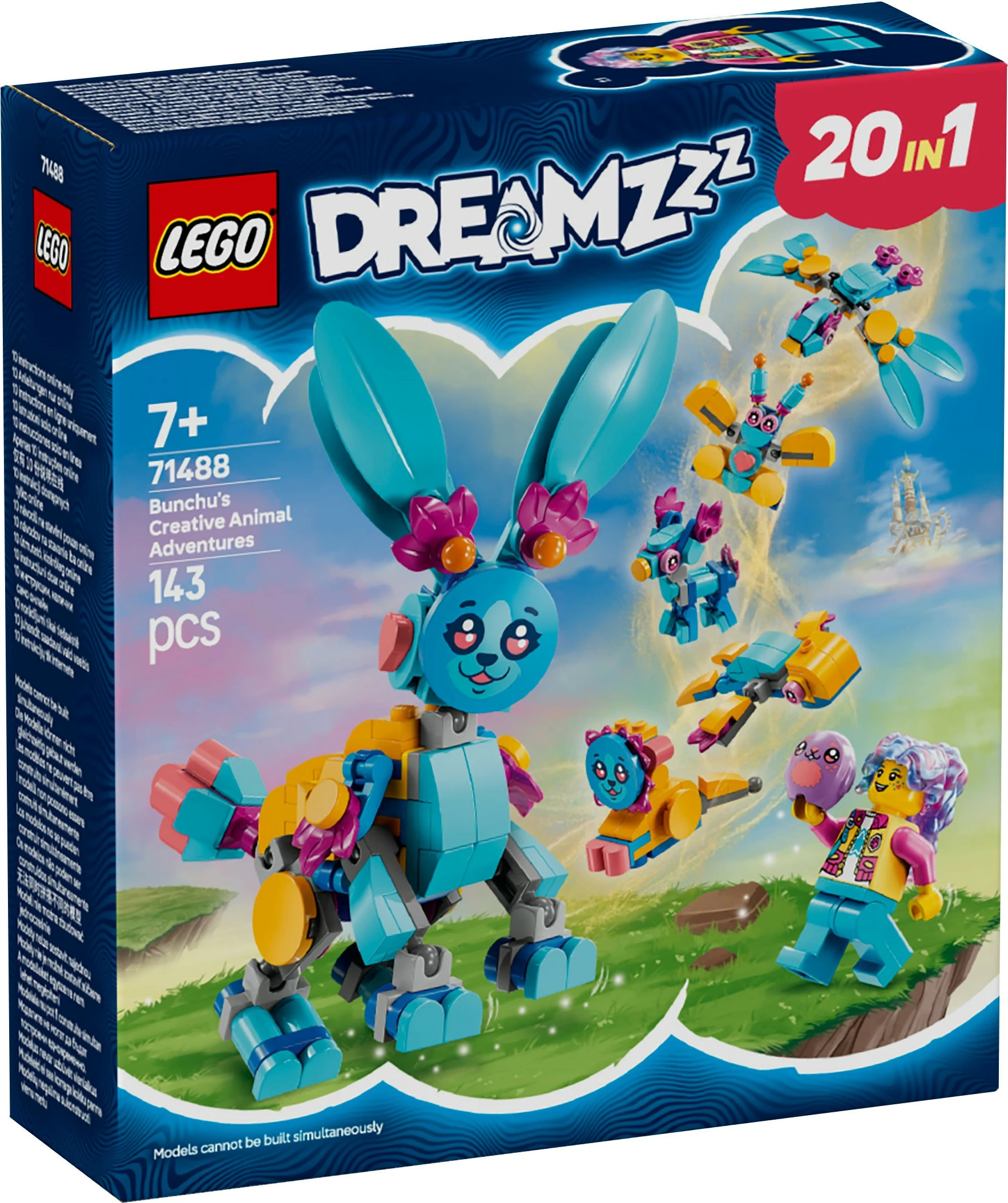 Set ndërtimi LEGO DREAMZzz 71488, 143 pjesë, shumëngjyrësh