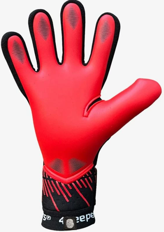 Doreza portieri për fëmijë 4keepers, të zeza të kuqe