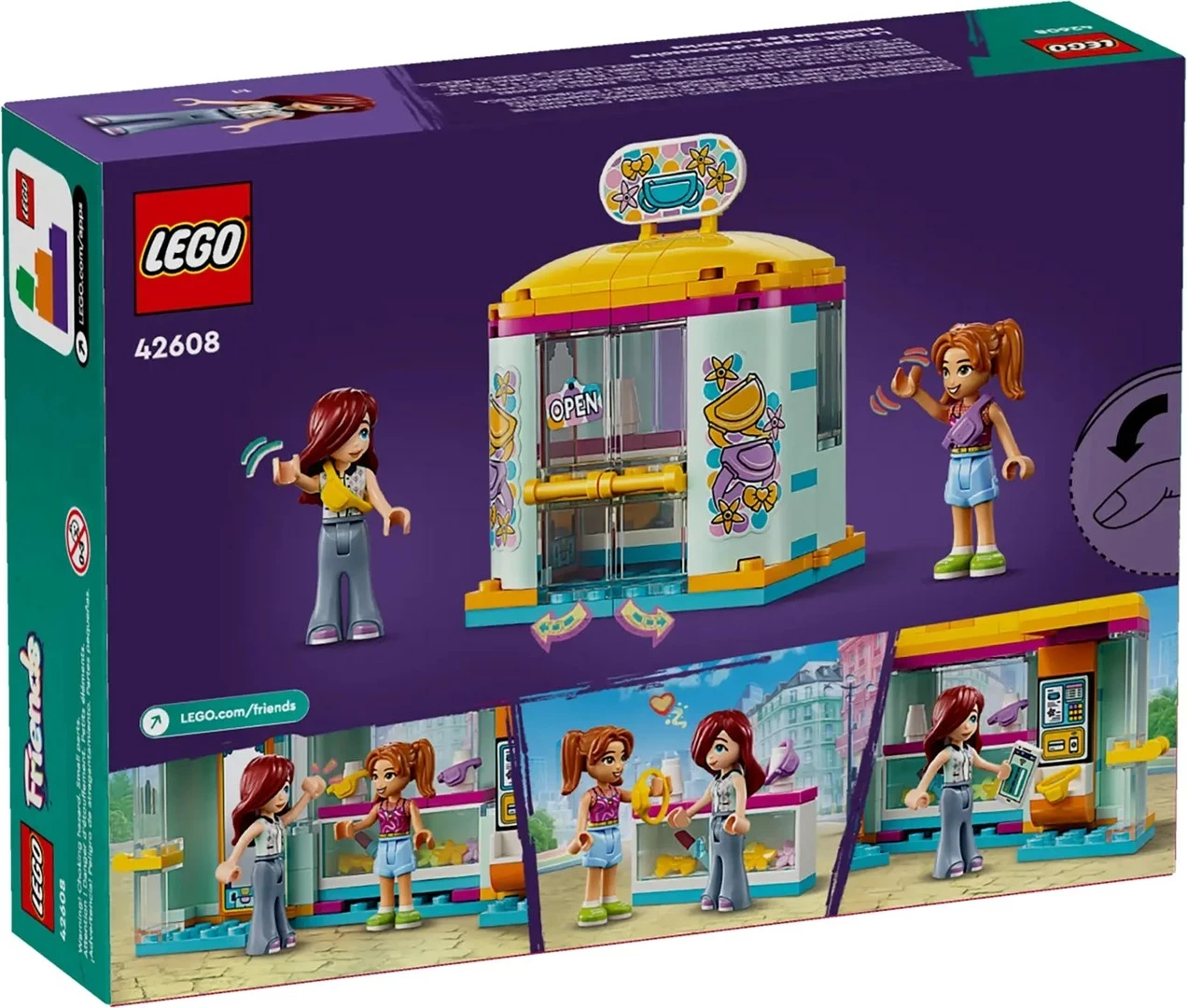 Lodra LEGO Friends 42608, Dyqan i vogël aksesorësh