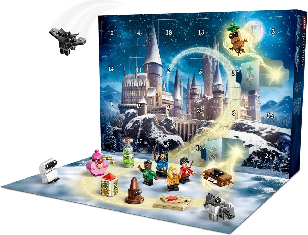 Kalendar advent LEGO Harry Potter 76456, 278 pjesë, 8 minifigura
