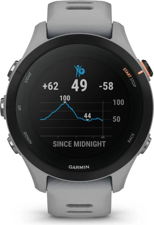 Smartwatch Garmin Forerunner® 255S Music, Powder Grey, 41 mm