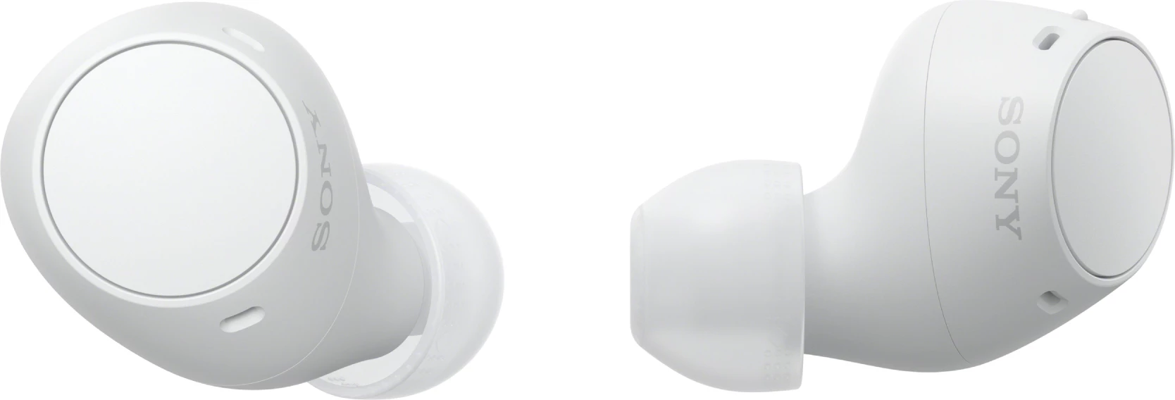 Kufje Sony WF-C510, pa kabllo, in-ear, 22h bateri, me kuti karikimi, të bardha
