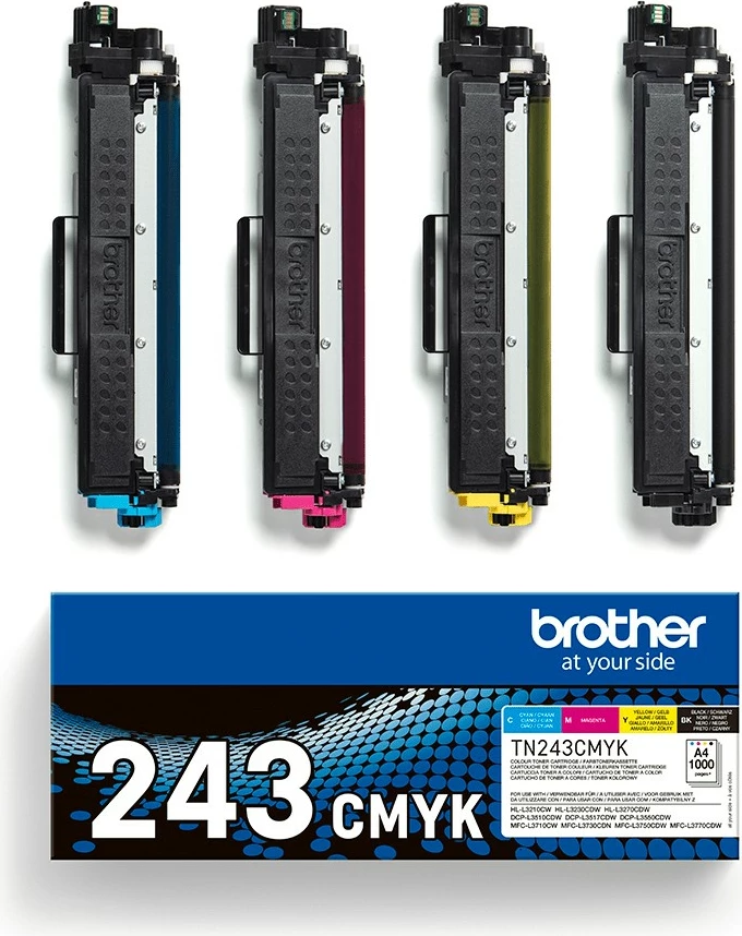 Toner Brother TN-243CMYK, 1000 faqe, 1 copë, Multikolor
