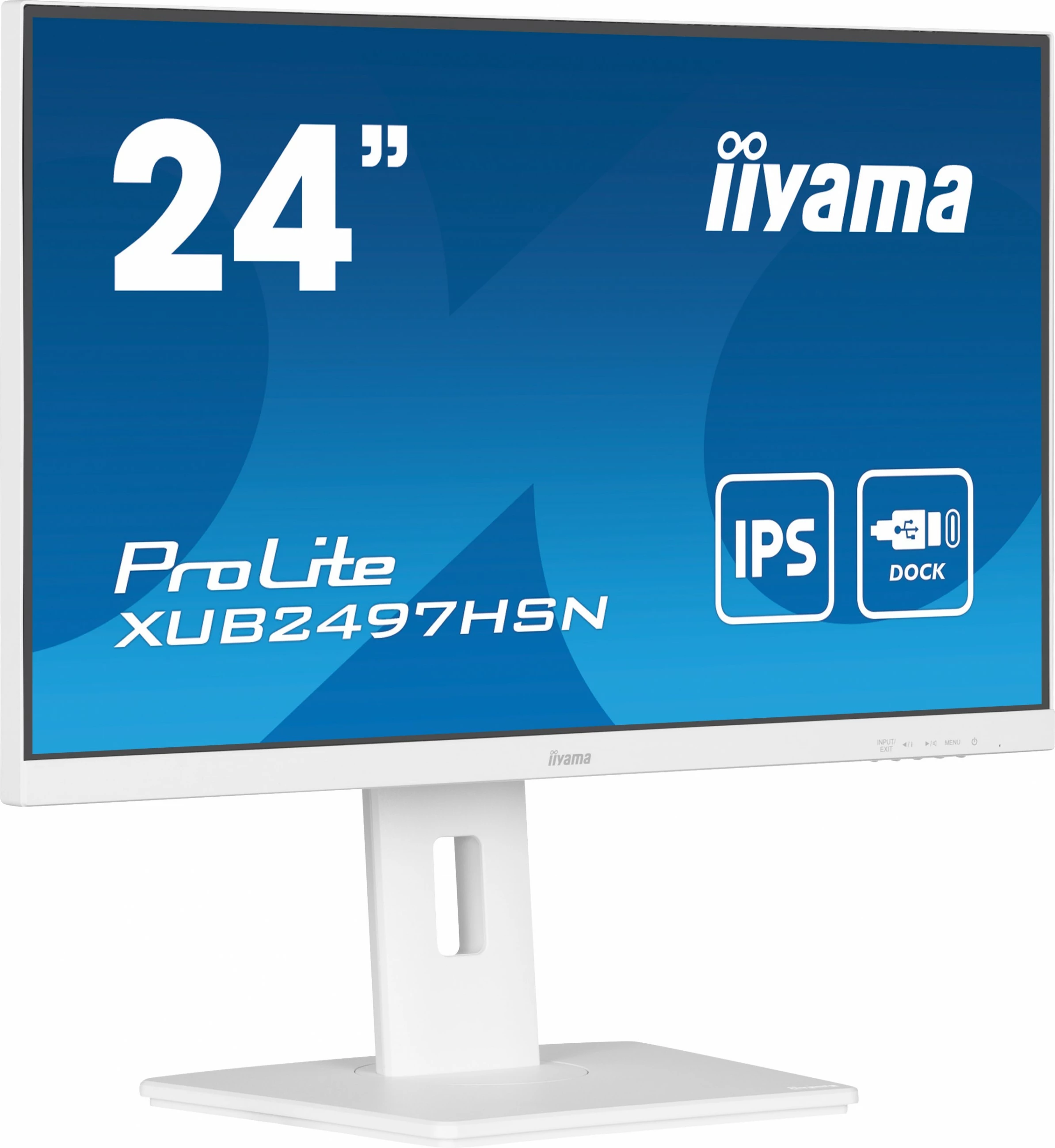 Monitor iiyama ProLite XUB2497HSN-W2, 23.8", Full HD, LED, 1 ms, Bardhë