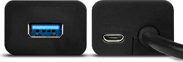 Hub USB AXAGON HUE-S2B, 4 porta, 30cm kabllo, i zi