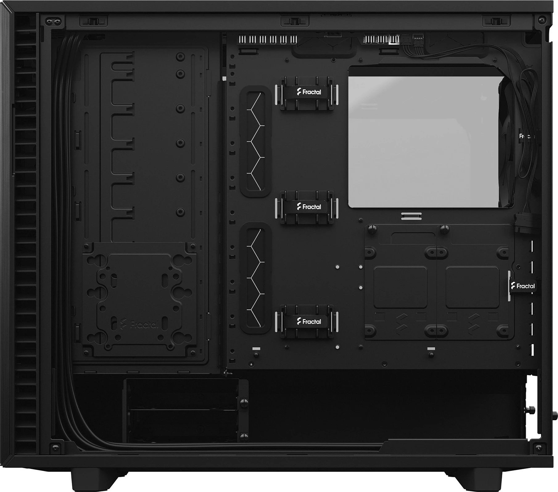 Kasë Fractal Design Define 7, Midi Tower, ATX, EATX, micro ATX, Micro-ITX, e zezë