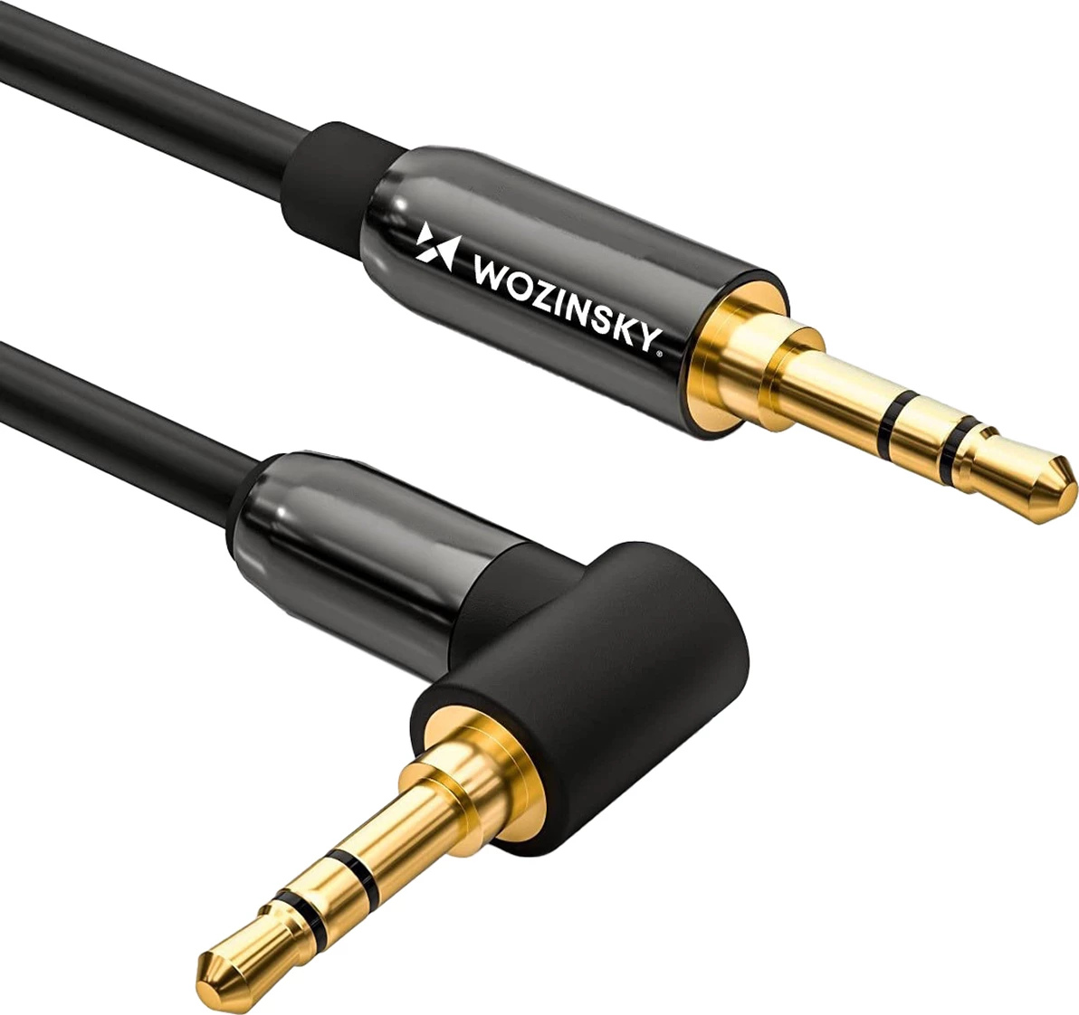 Kabllo AUX Wozinsky WACSAB-1M, mini jack 3.5 mm (male-male), 1.5 m, zi