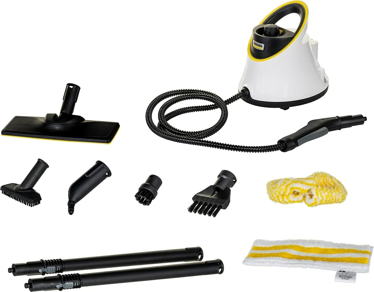 Pastrues me avull Karcher SC 2 Deluxe, 1 L, 1500 W, Bardhë, Zi