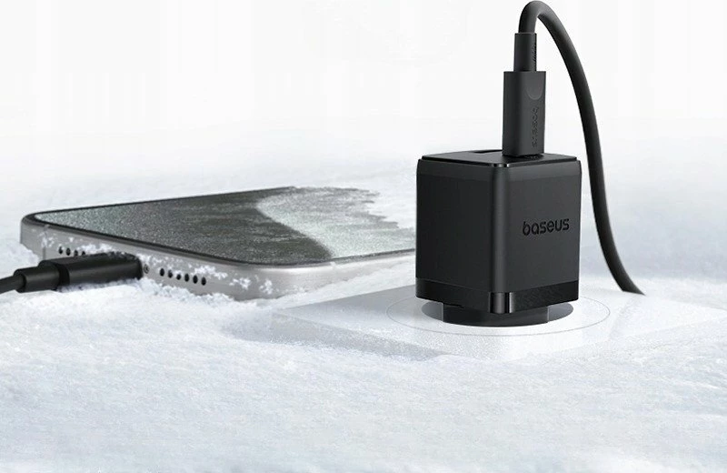 Karikues rrjeti Baseus Palm P1011160A113-00 30W, 1x USB-A + 1x USB-C, PD/QC, pa kabllo, i zi