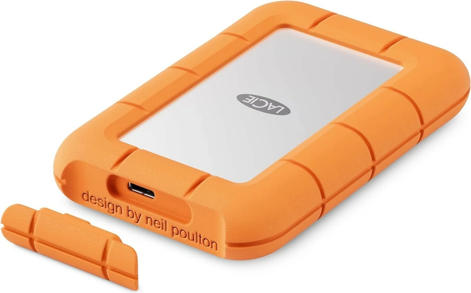 SSD LaCie Rugged Mini 1TB USB 3.2, Gri/Portokalli