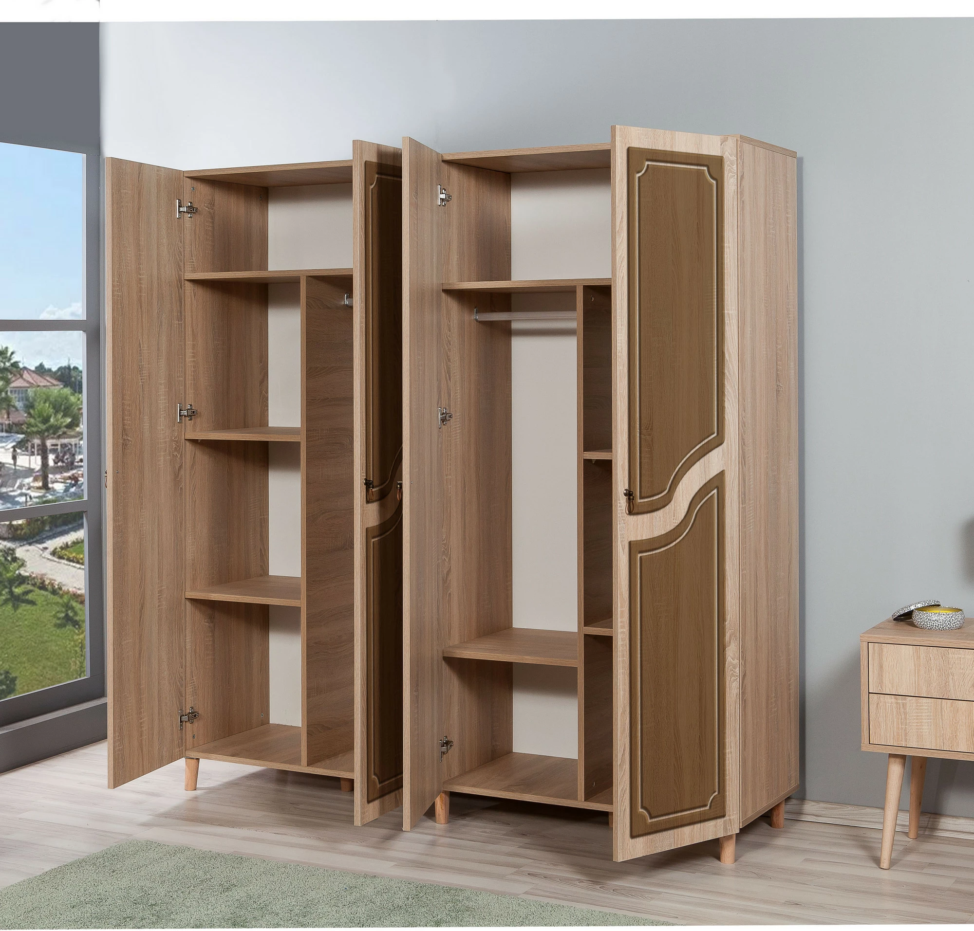 Dollap Skye Decor, ngjyrë lisi Sonoma, İmaj-622