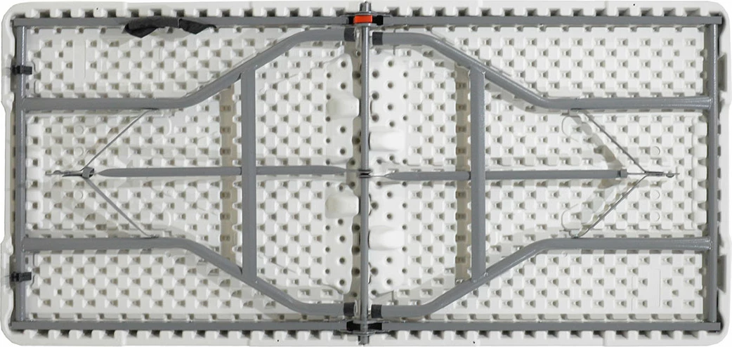 Tavolinë profesionale për catering, palosëse, granit e bardhë, 183x76x74