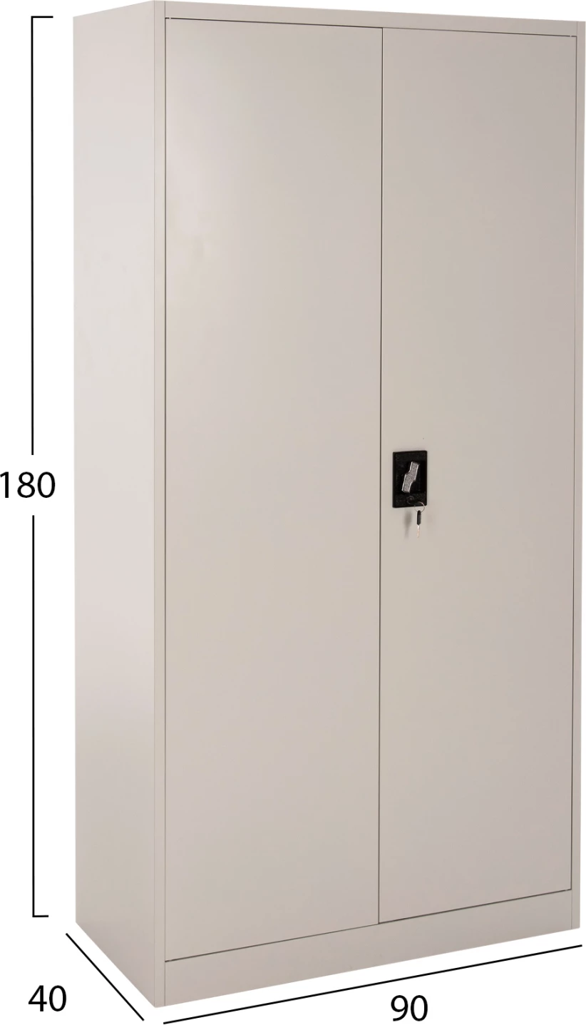 Dollap metalik, ngjyrë gri e lehtë, CLOD FH5961.11, 90x40x180 cm
