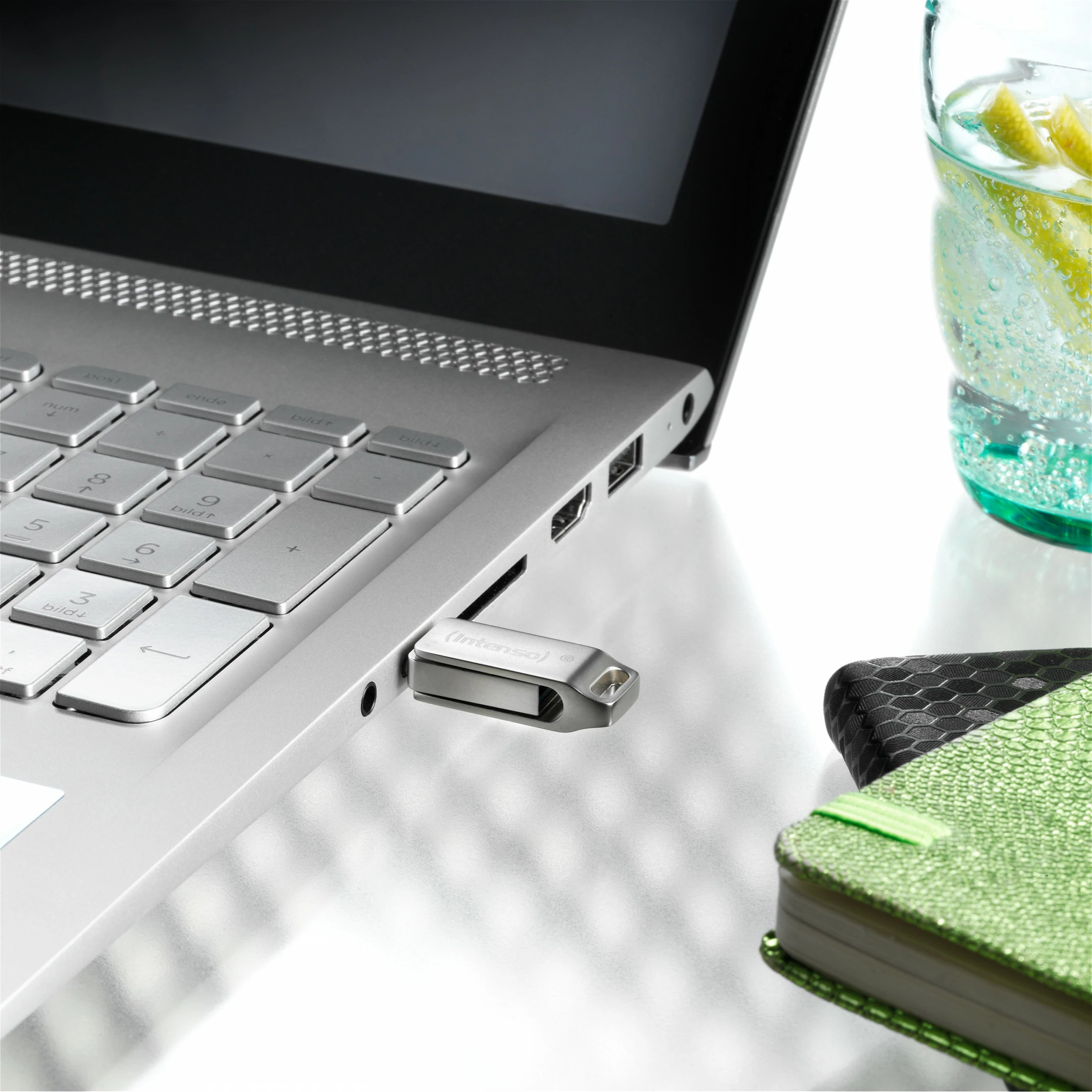 USB stick Intenso cMobile Line 128GB, USB Type-A/Type-C, 3.2 Gen 1, argjend