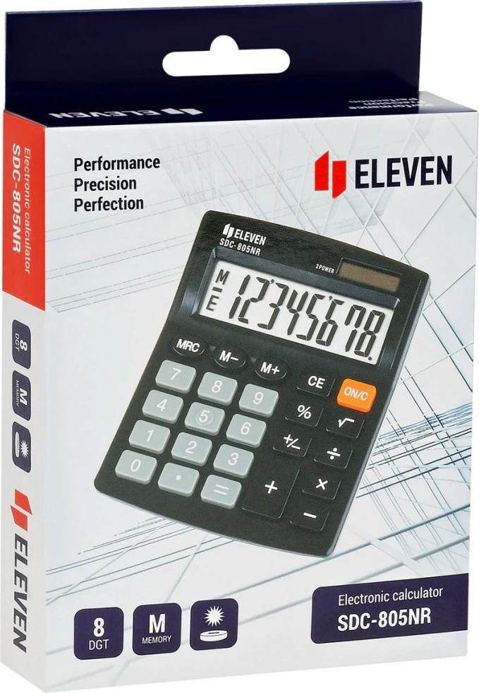 Kalkulator zyre ELEVEN SDC805NR, 8 shifra, i zi