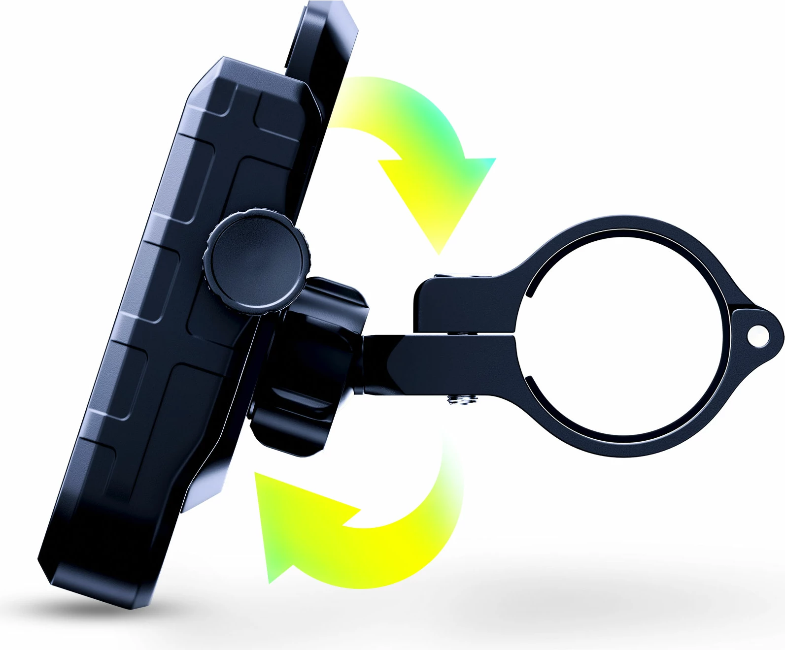 Mbajtës telefoni për biçikletë 3mk Steel Bike Holder, i zi