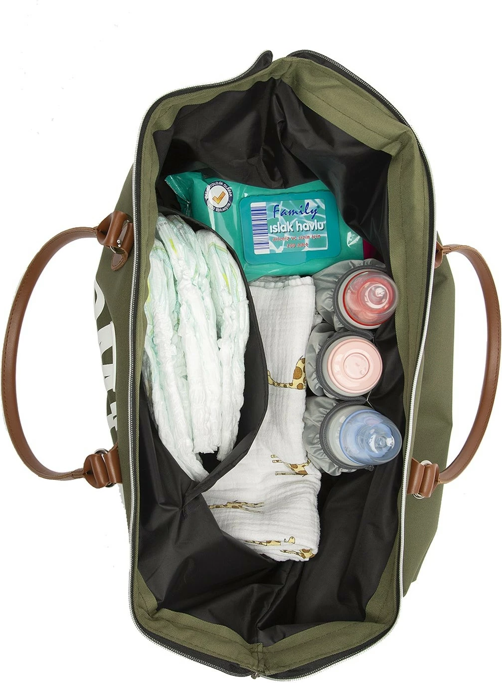 Çantë për pelena, Zoozie Bags, 2169 - 32288, ngjyrë kaki