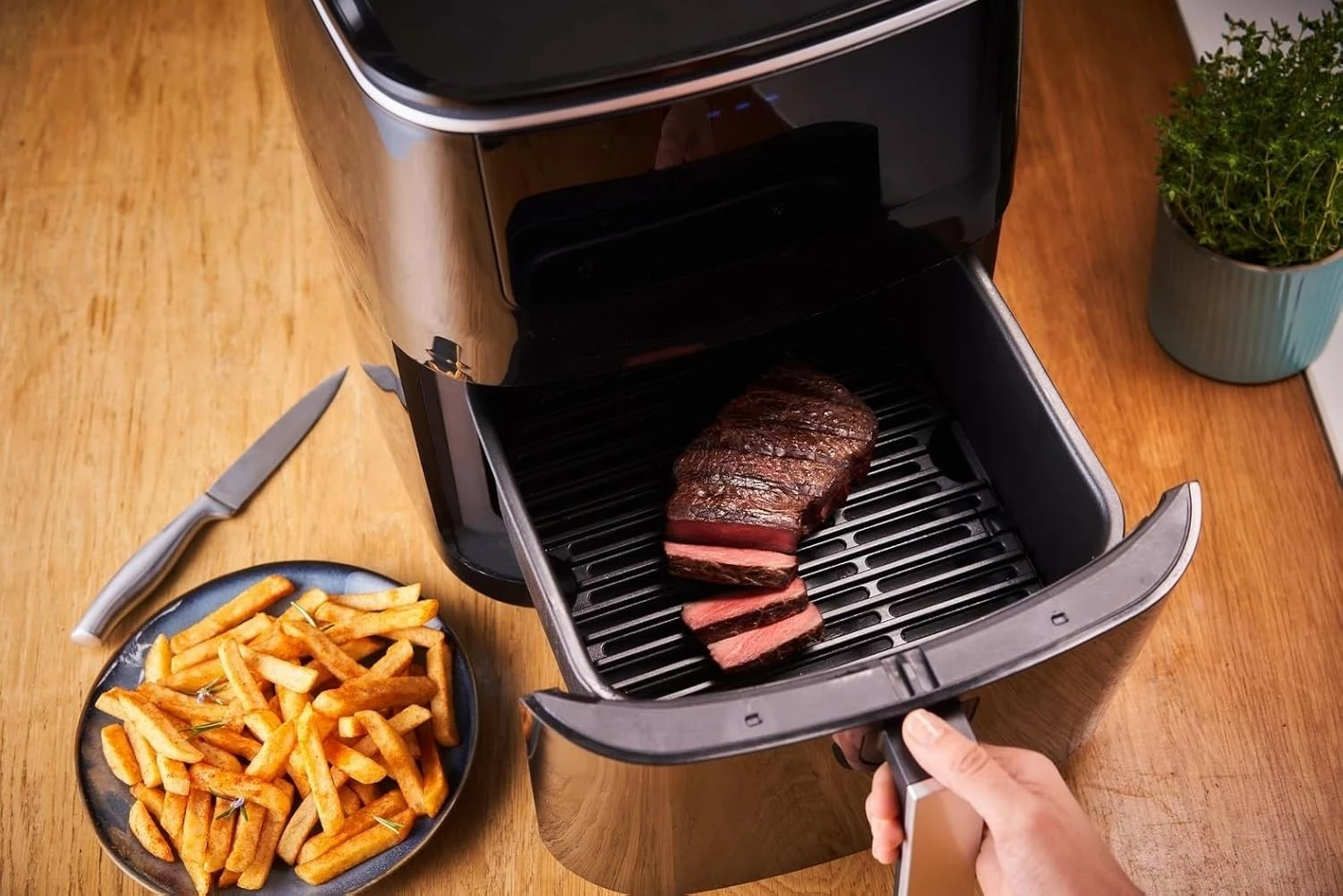Frytkownica Tefal Easy Fry Grill&Steam FW2018, 6.5L, e zezë