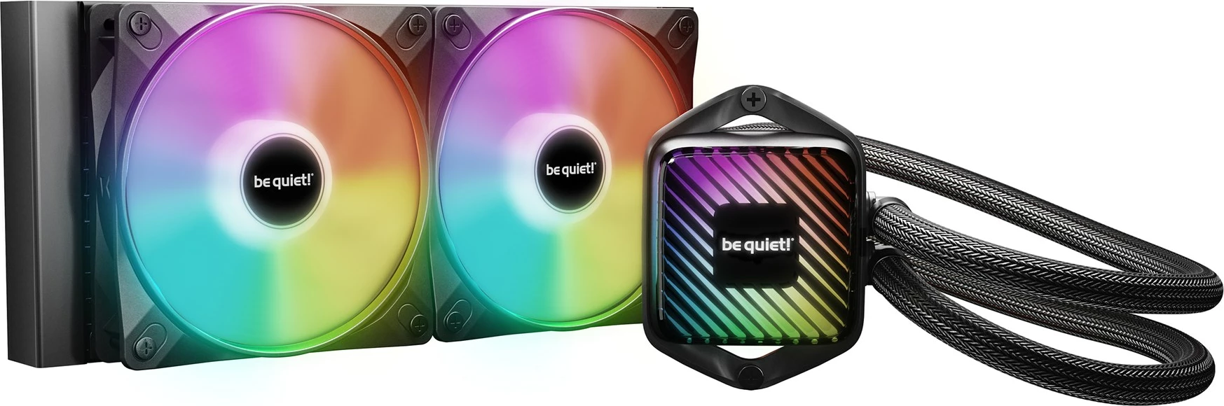 Kasë ftohëse me ujë BE QUIET! PURE LOOP 3 LX, 2 ventilatorë 12 cm, e zezë