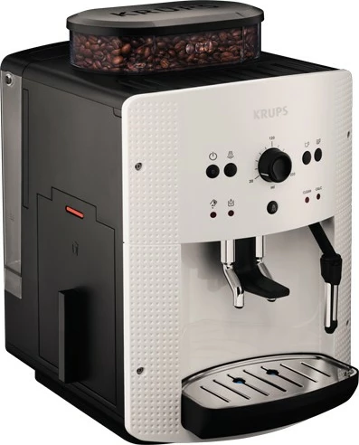Aparat espresso Krups EA8105, 1.6L, mulliri i integrum, bardhë