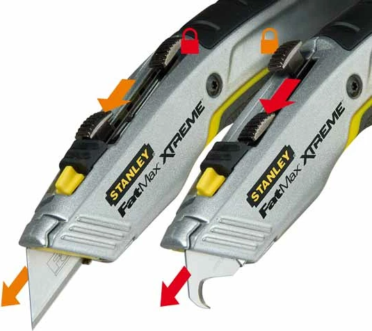 Thikë utilitare Stanley FatMax Xtreme TwinBlade 10-789, 180mm, dy tehe
