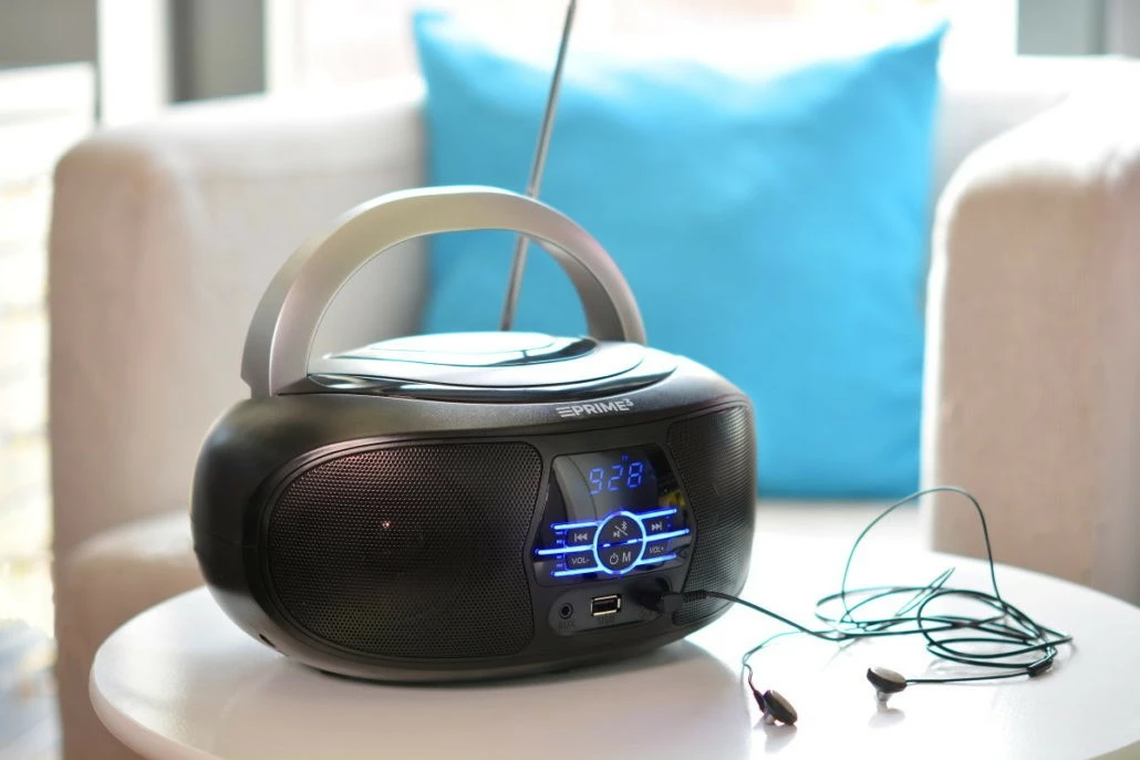 Boombox PRIME3 ABB11BT NANO, Bluetooth, FM, USB, i zi/argjendtë
